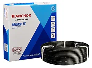 Anchor By Panasonic Advance FR Electrical wire 90 metres [16.00 sq. mm, Black]